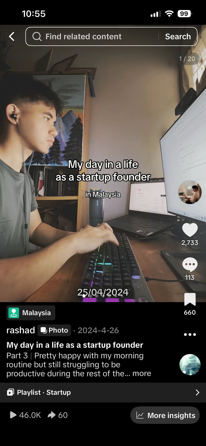 Day in a Life as Startup Founder