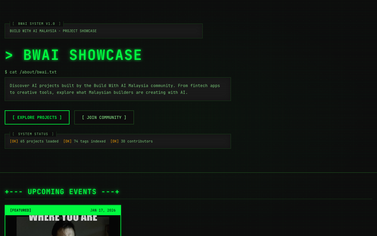 Build with AI preview