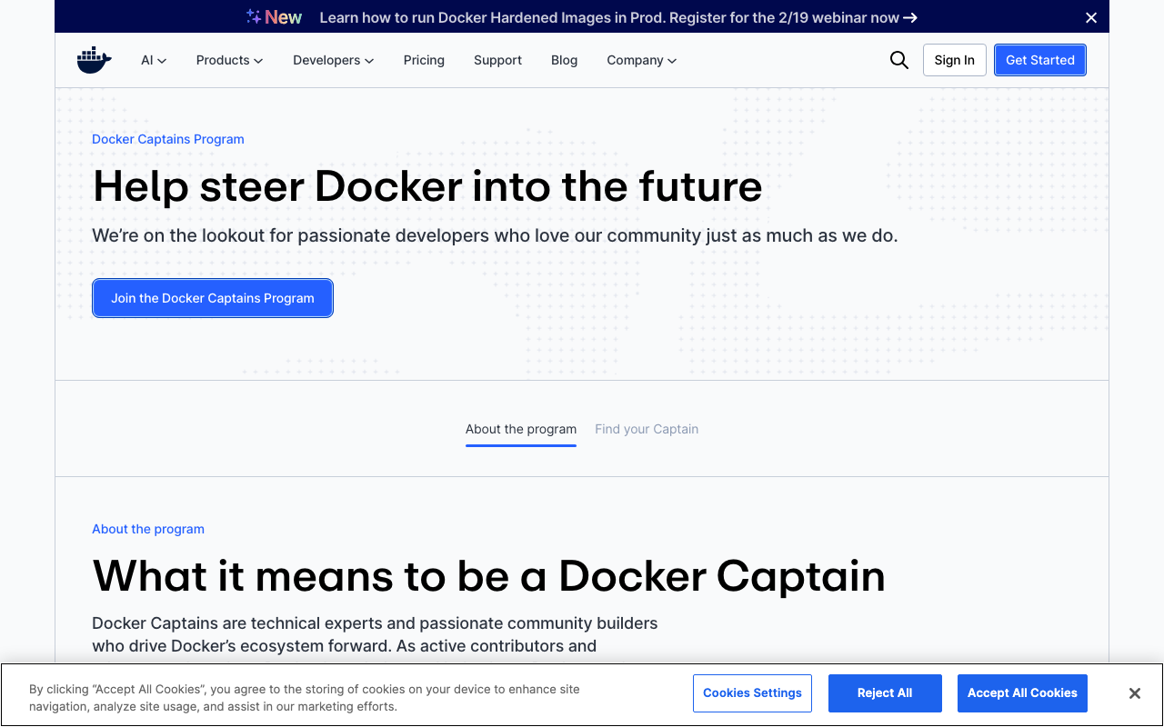 Docker Captain preview