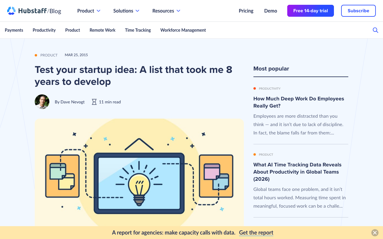 Test Your Startup Idea screenshot