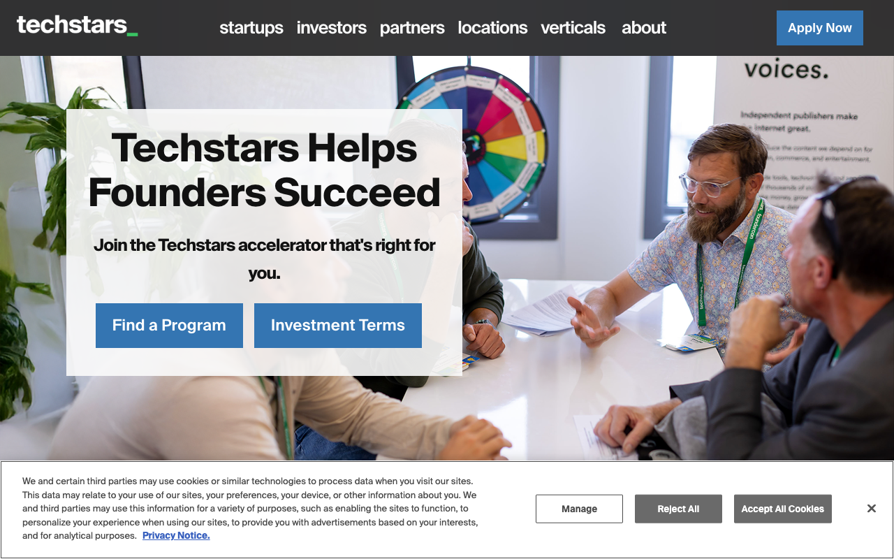 Techstars ($220k for 5%) preview