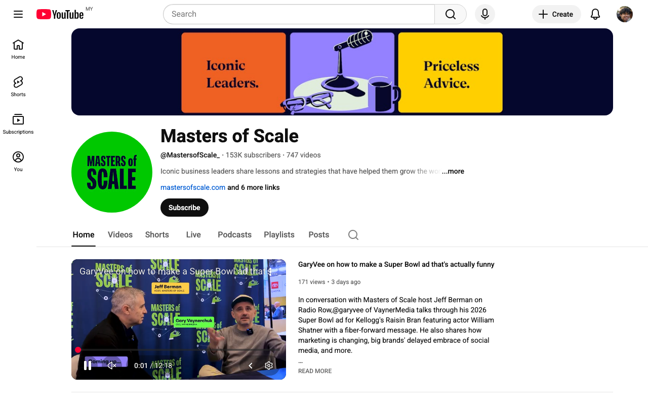 Masters of Scale screenshot