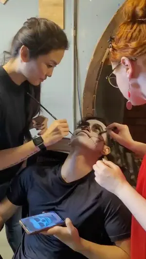 Fathy Rashad hobby - Face Painting