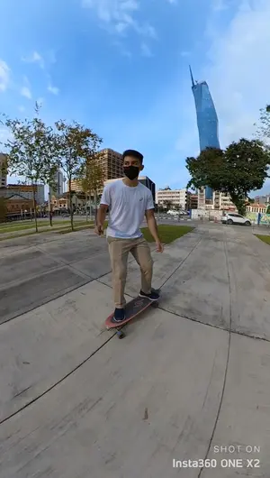 Fathy Rashad hobby - Skateboarding
